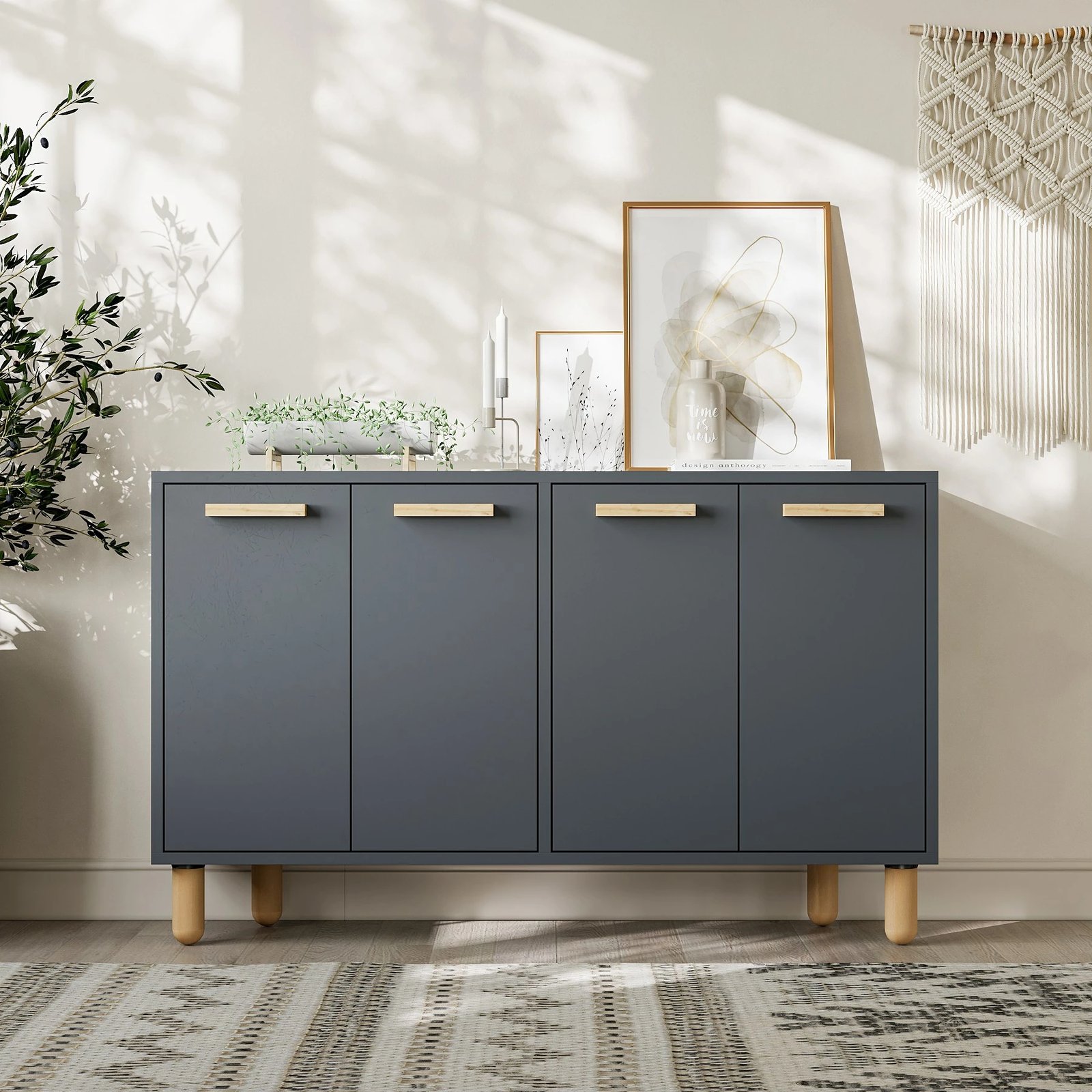 Konsol Skye Decor, Venedik, anthracite