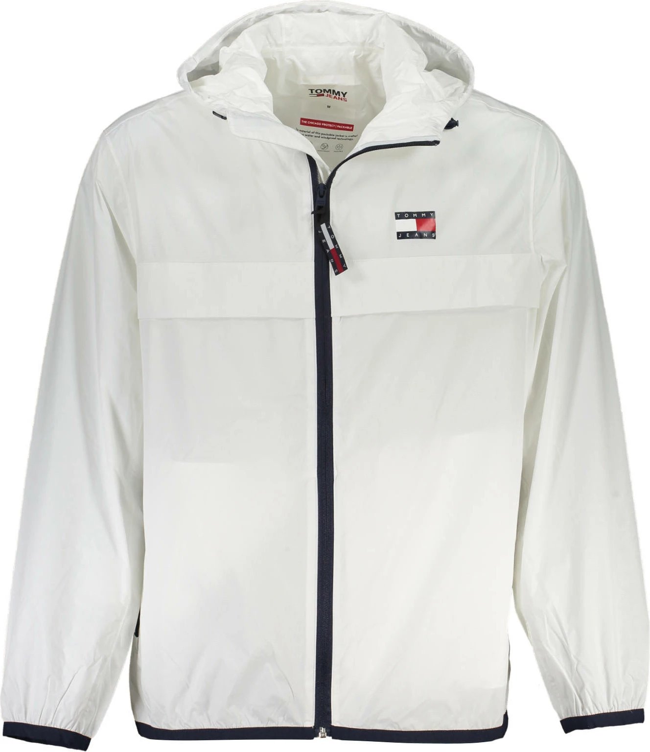 Jakne sportive për meshkuj TOMMY HILFIGER, të bardhë