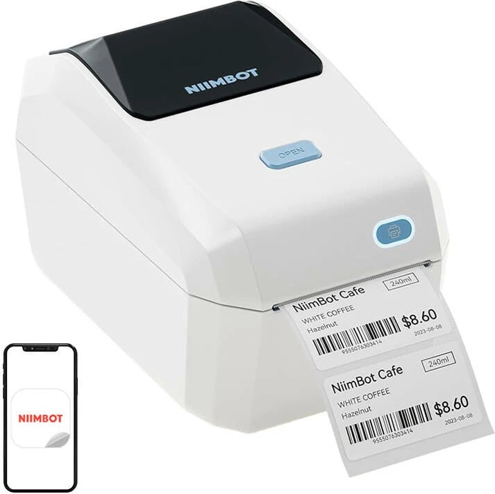 Printer etiketa portabil Niimbot K3W, termik, krem
