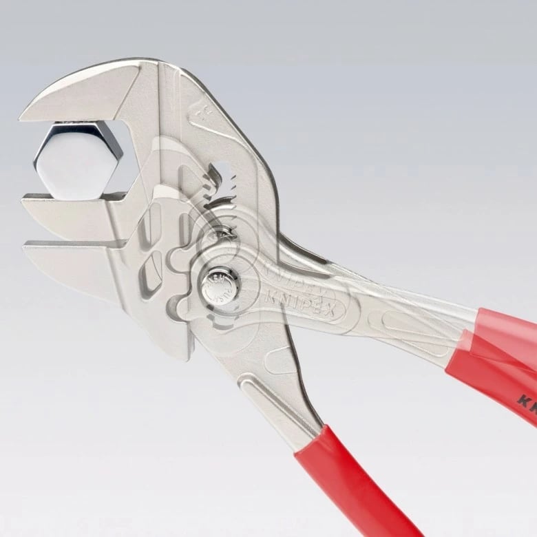 Pense Knipex 86 02 250, 250mm, ngjyrë gri/kuqe