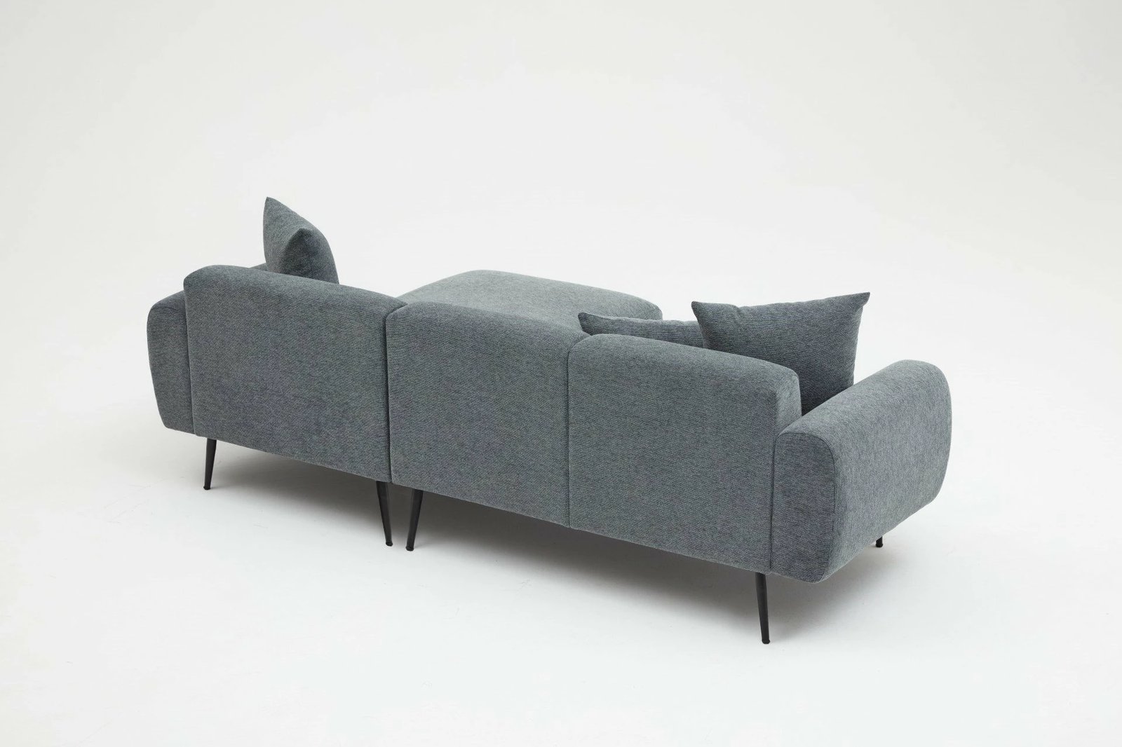 Këndore Atelier del Sofa, anë e djathtë, ngjyrë antracit