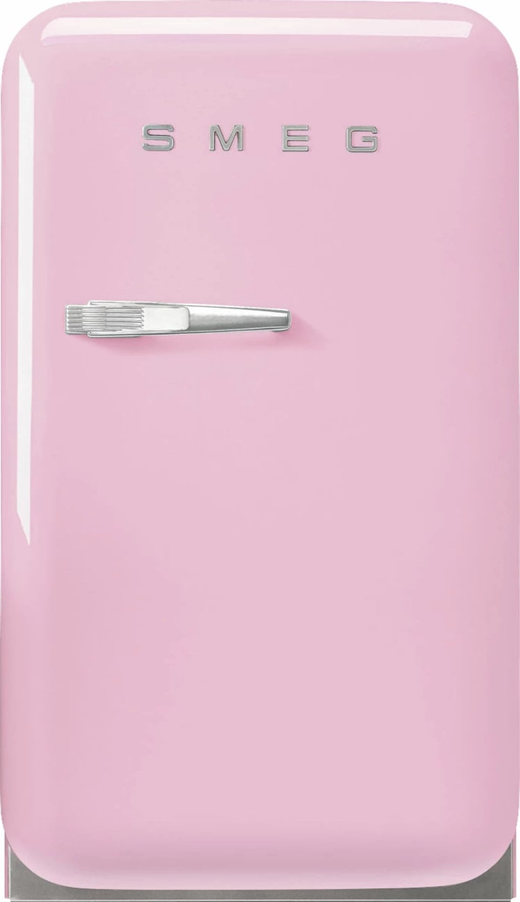 Frigorifer mini SMEG FAB5RPK5, 34 L, rozë