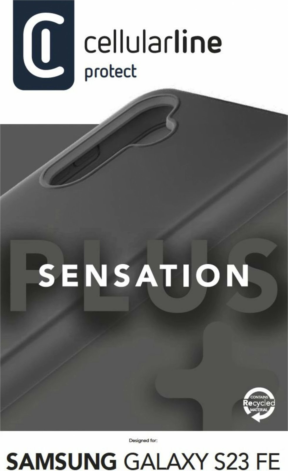 Mbështjellës Cellular Line Samsung Galaxy S23 FE 6.4" i zi