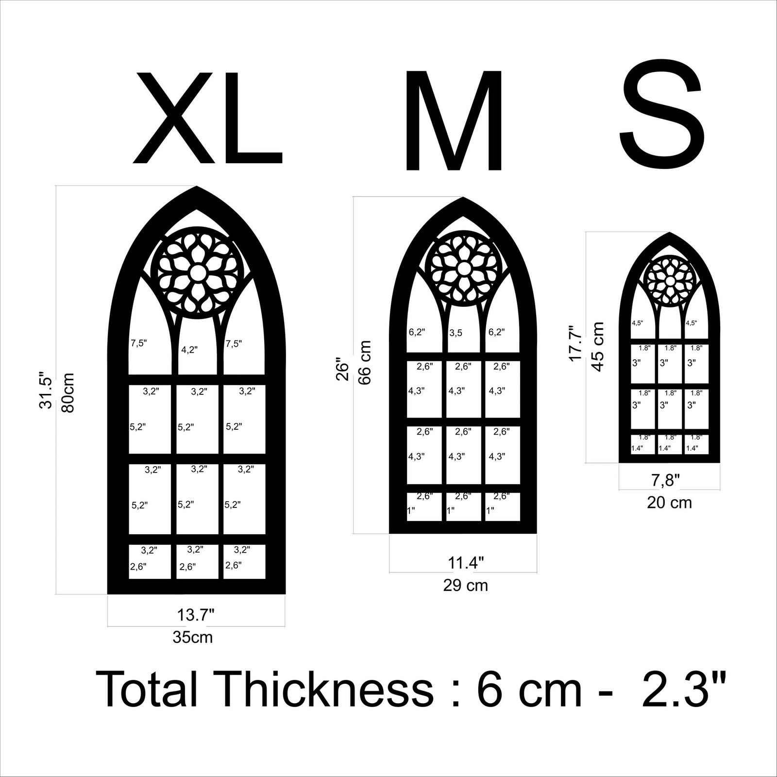 Organizues dekorativ prej druri, ngjyrë e zezë, Skye Decor, Meh207-S, 45x20x6 cm