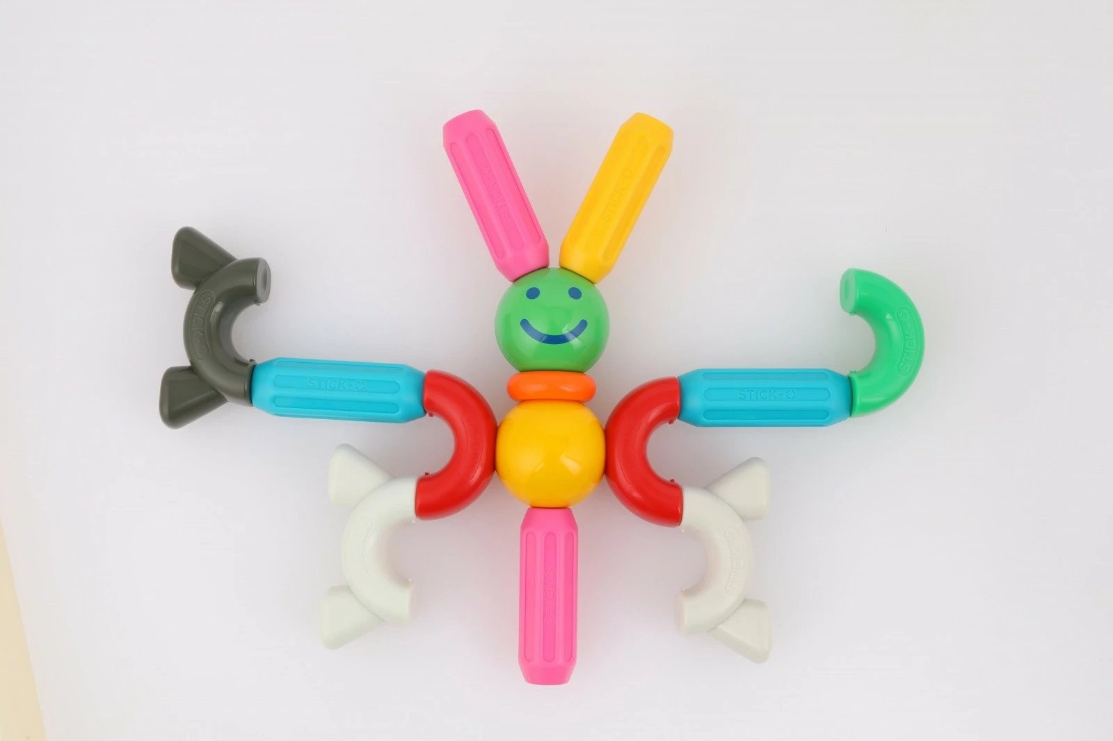 Set lodrash magnetike Magformers Stick-o Cat and Dog, 27 pjesë, për fëmijë, shumëngjyrëshe