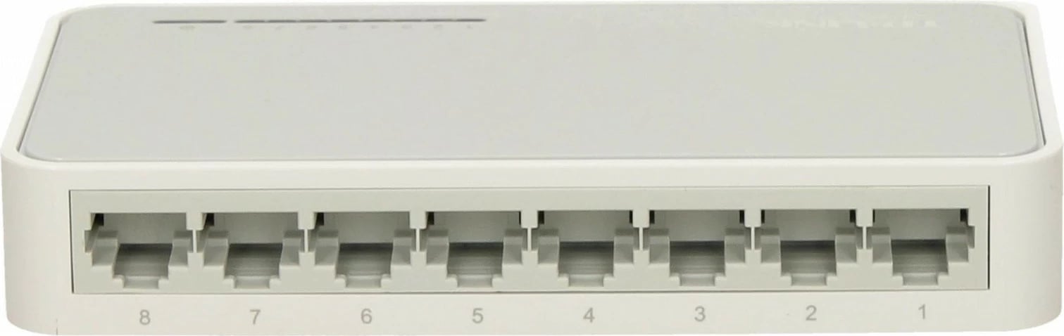 Switch TP-LINK TL-SF1008D, 8 porta, 10/100 Mbps, i bardhë