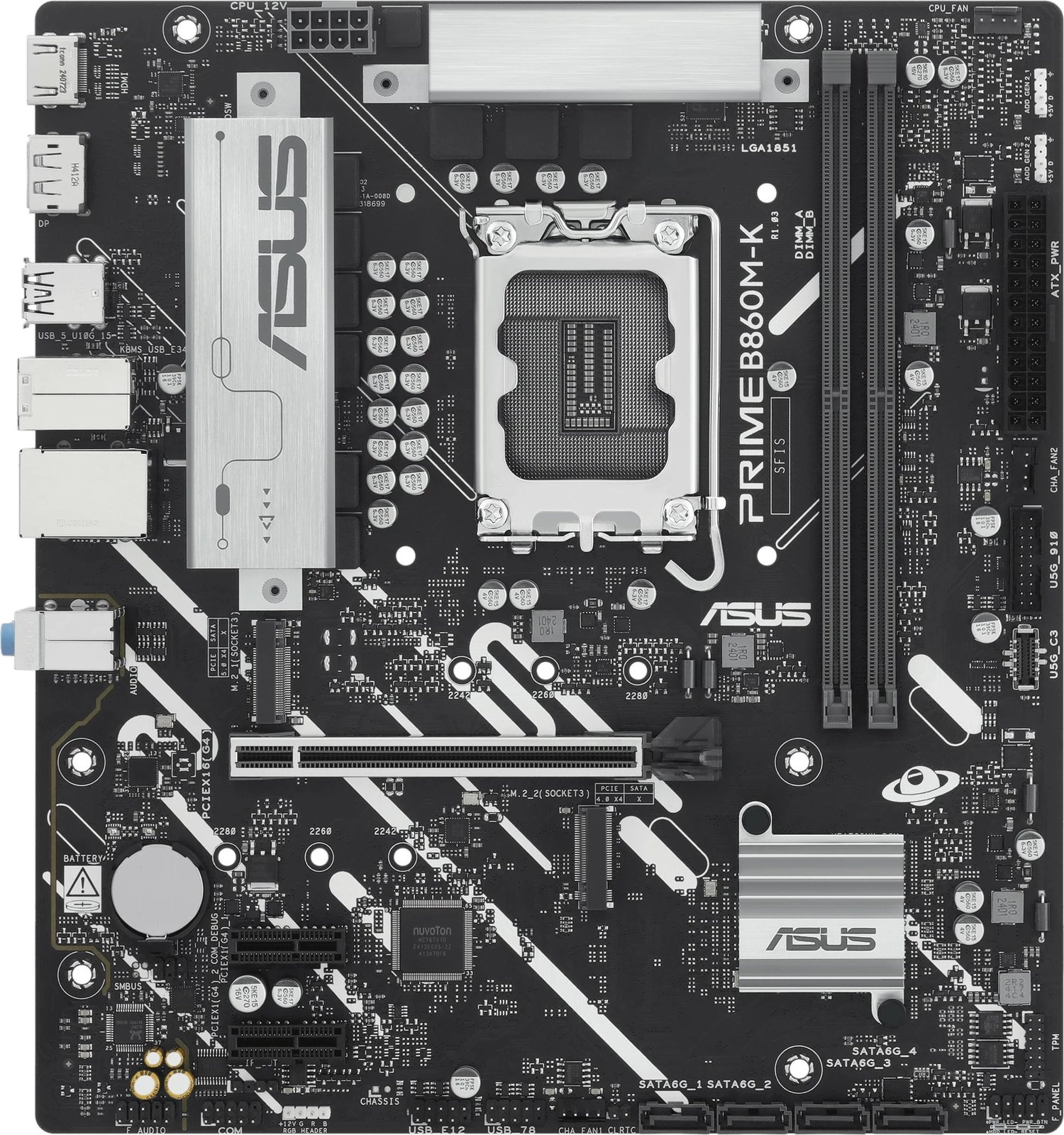 Pllakë amë ASUS PRIME B860M-K, LGA1851