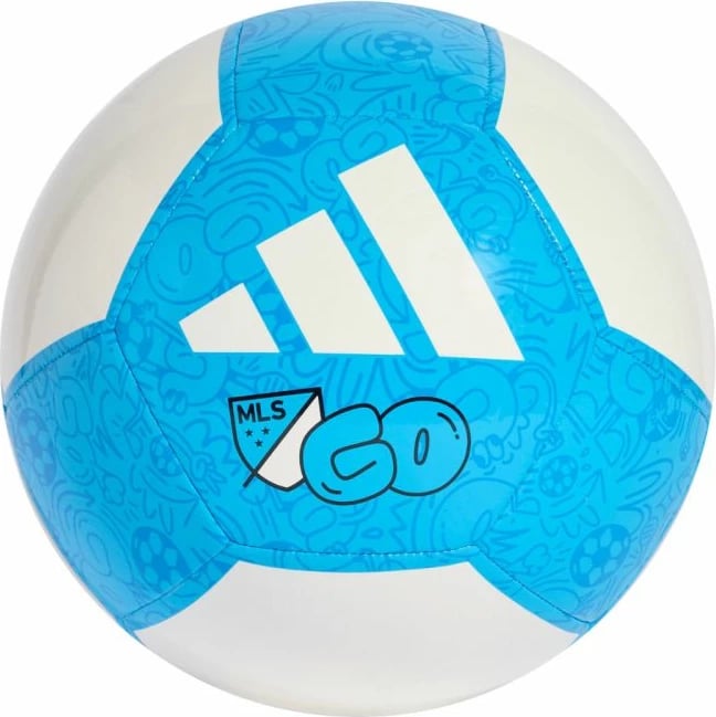 Top futbolli adidas, bardh e kaltër