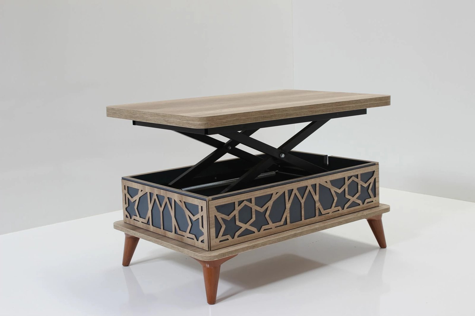 Tavolinë kafeje, ngjyrë blu, Skye Decor, Ada