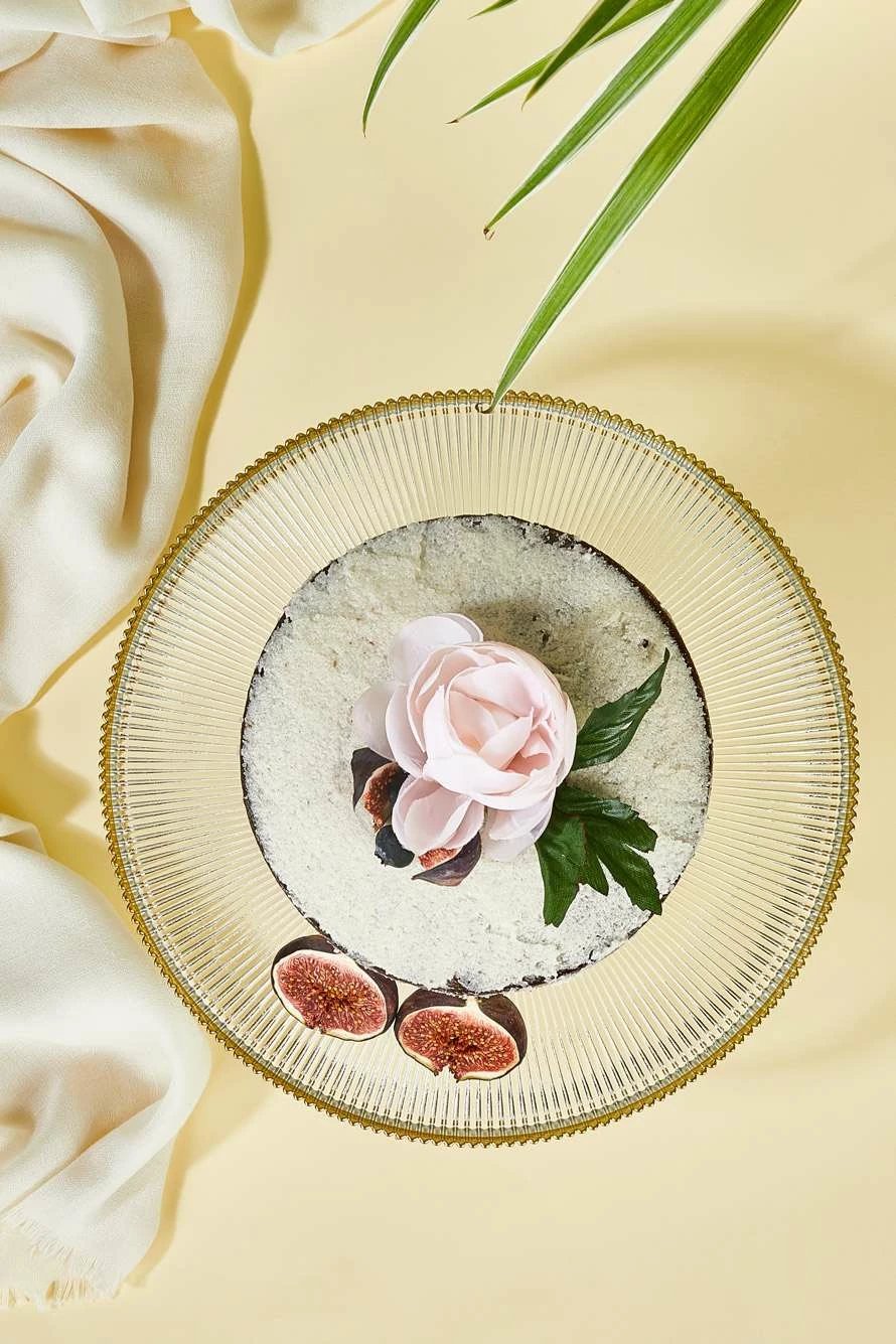 Pjatë qelqi për servirje torte Hermia, Paris 2821, transparente, 28cm