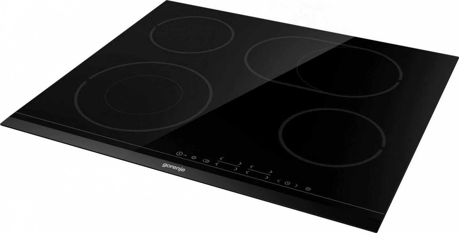 Pllakë qeramike Gorenje ECT643BCSC, 4 zona, kontroll me prekje, e zezë