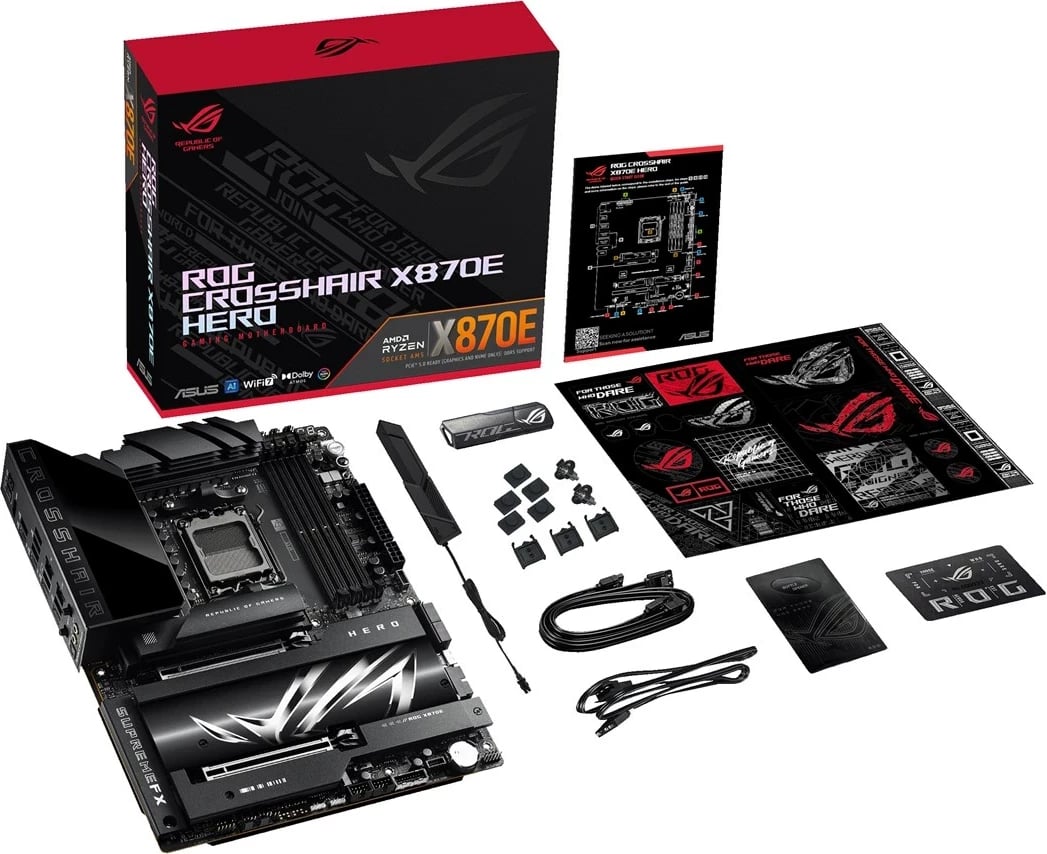 Pllakë amë ASUS ROG CROSSHAIR X870E HERO, Socket AM5, ATX