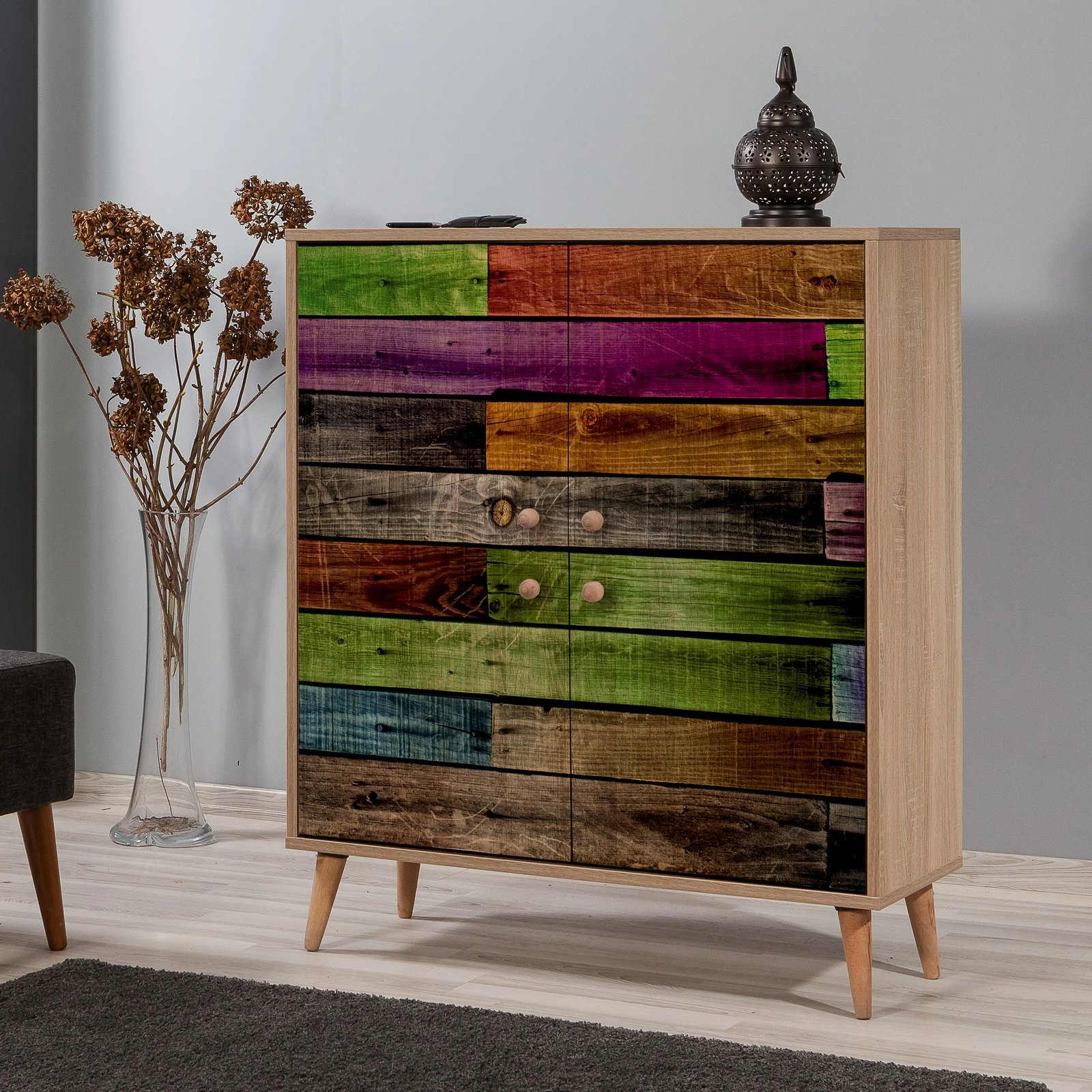 Dollap multifunksional, ngjyrë lisi Sonoma, Multilux - 726