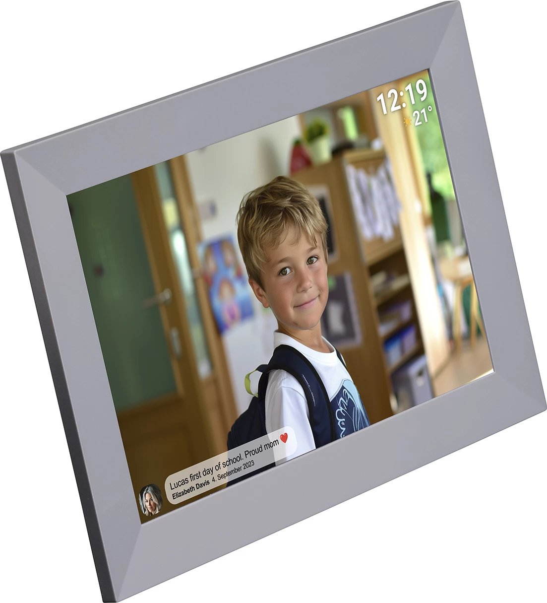 Kornizë digjitale Denver Frameo PFF-1026GR, 10.1", 16 GB, Gri
