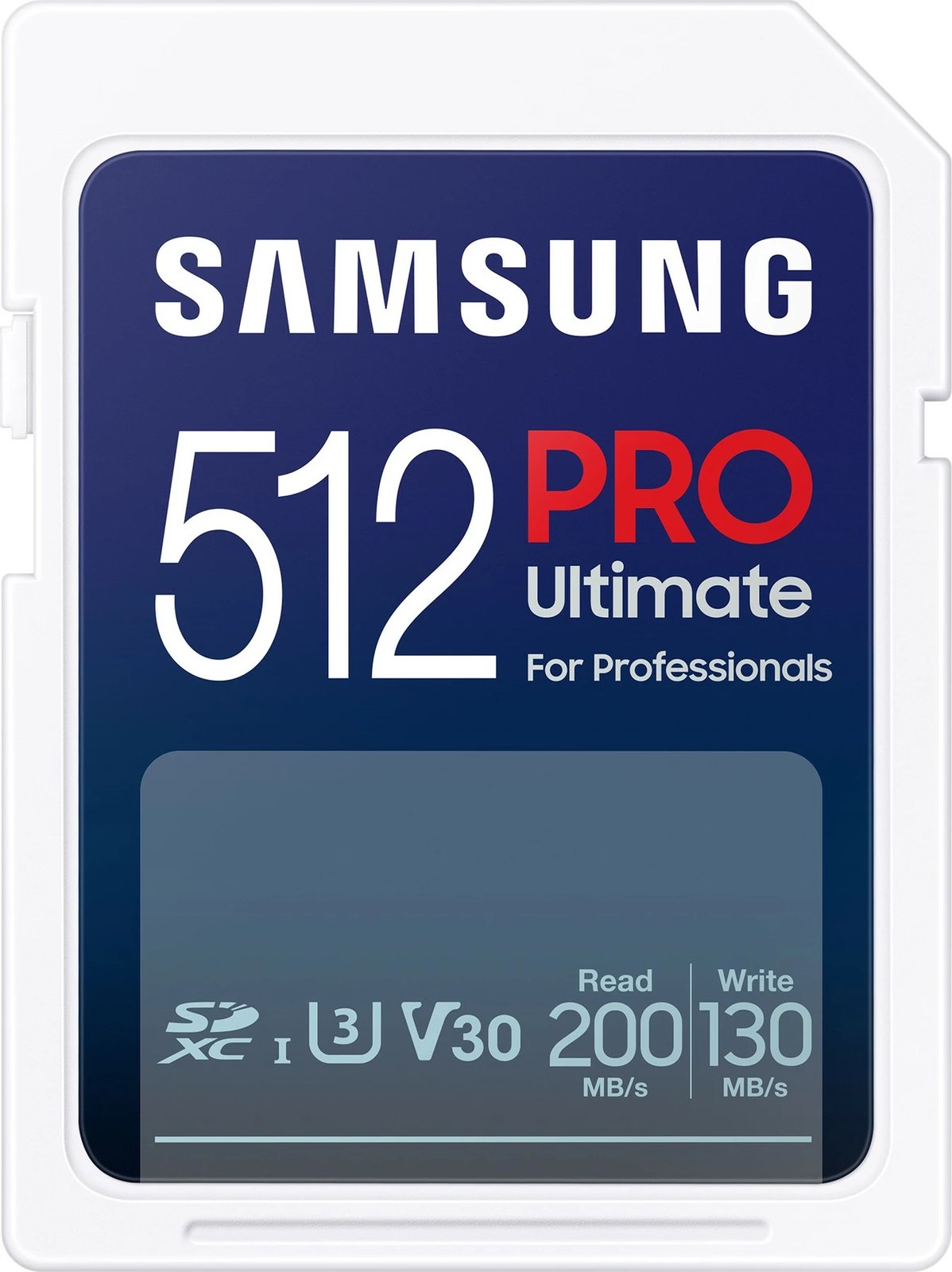 Kartelë SDXC Samsung MB-SY512S 512GB PRO Ultimate, UHS-I, Class 3, e bardhë