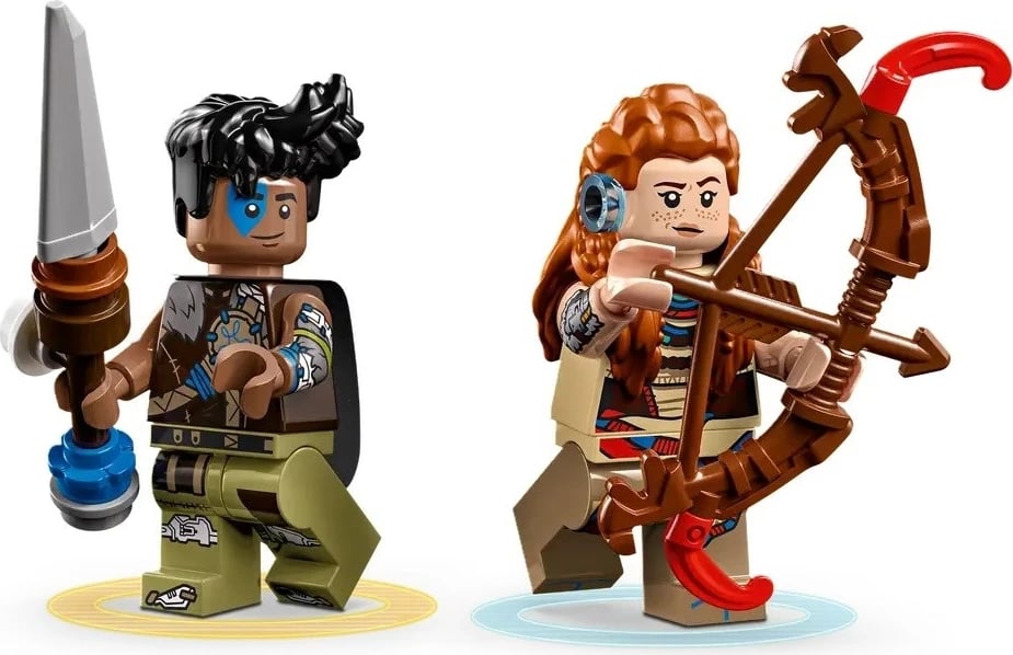 Set LEGO Horizon 77037 Aloy & Varl kundër Shell-Walker & Sawtooth