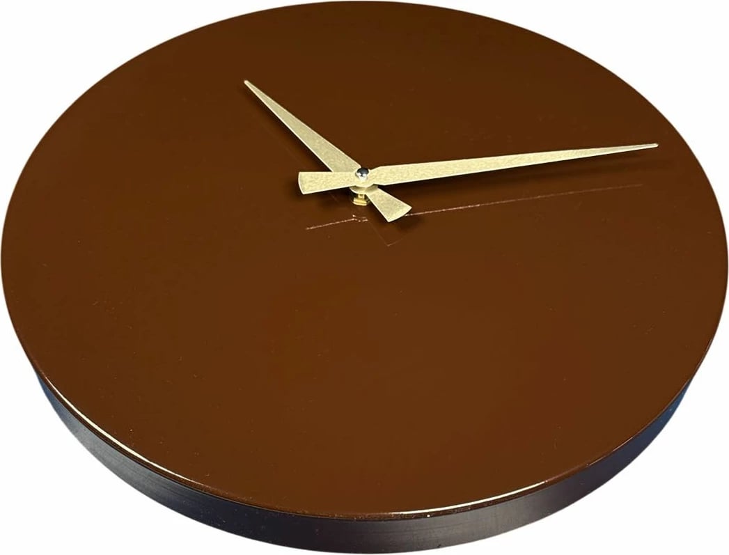 Orë muri dekorative prej metali, Wallity, ngjyrë kafe, 35Sivmet, 35x35cm