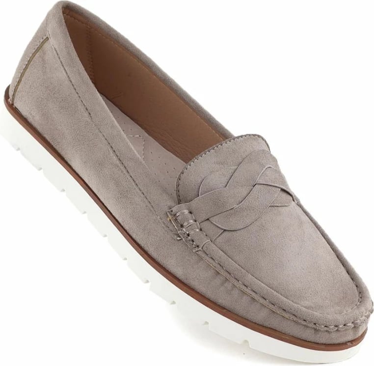 Mokasina femra Vice Versa, ngjyrë taupe