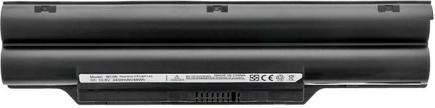 Bateri laptop Mitsu për Fujitsu E8310/S7110, 4400 mAh, 48 Wh, Li-ion, e zezë