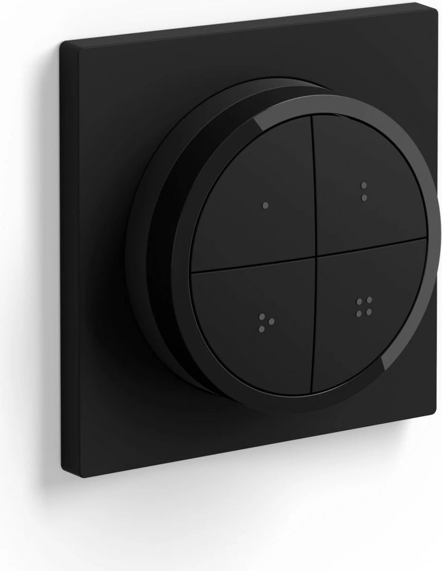 Switch Philips Hue Tap dial, Wireless, Plastikë, IP20, Zi Switch Philips Hue Tap dial, Wireless, Plastikë, IP20, Zi