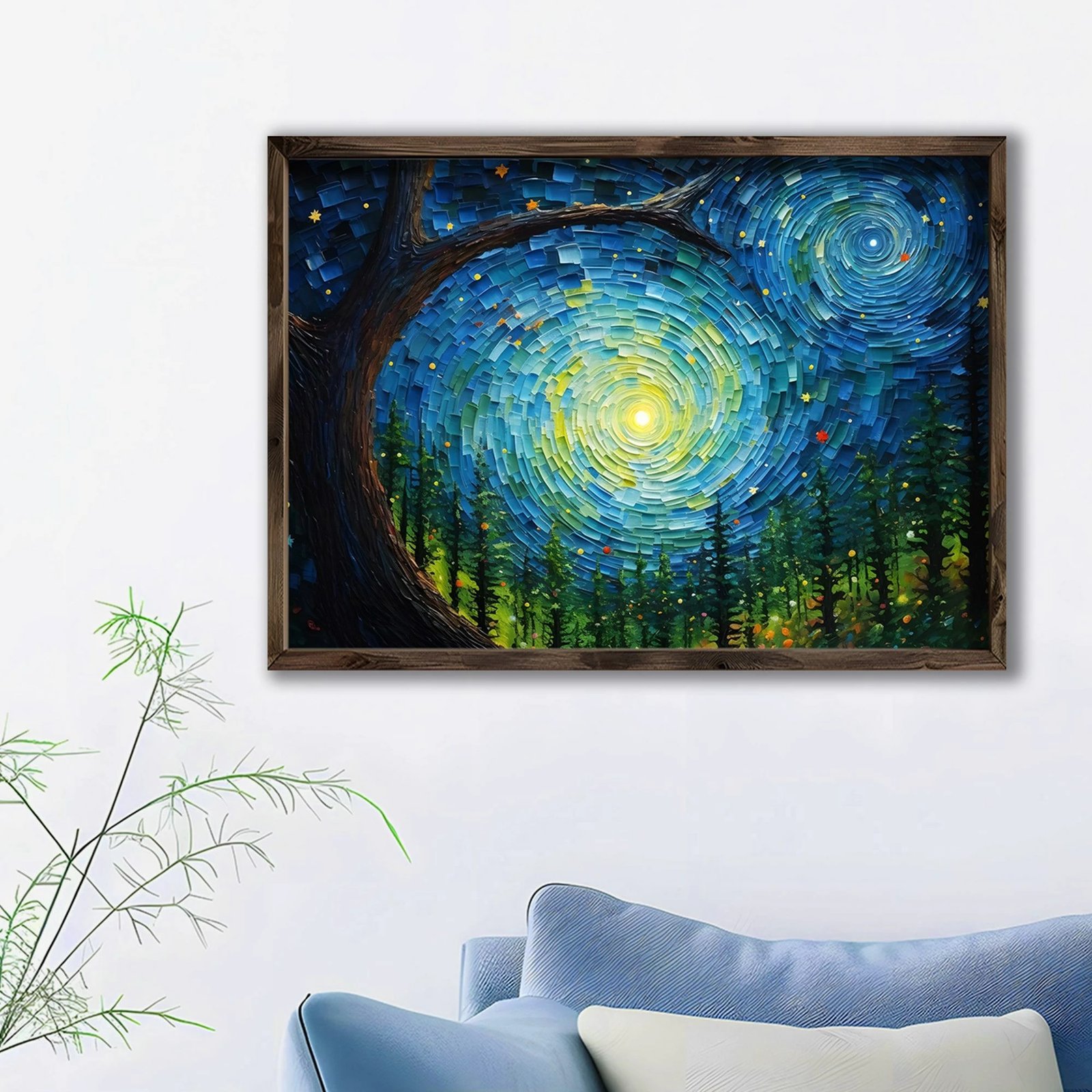 Pikturë dekorative me kornizë MDF, Wallity, AI111