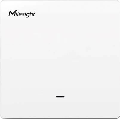 Switch Milesight LoRaWAN 3-wire 1 button, bardhë