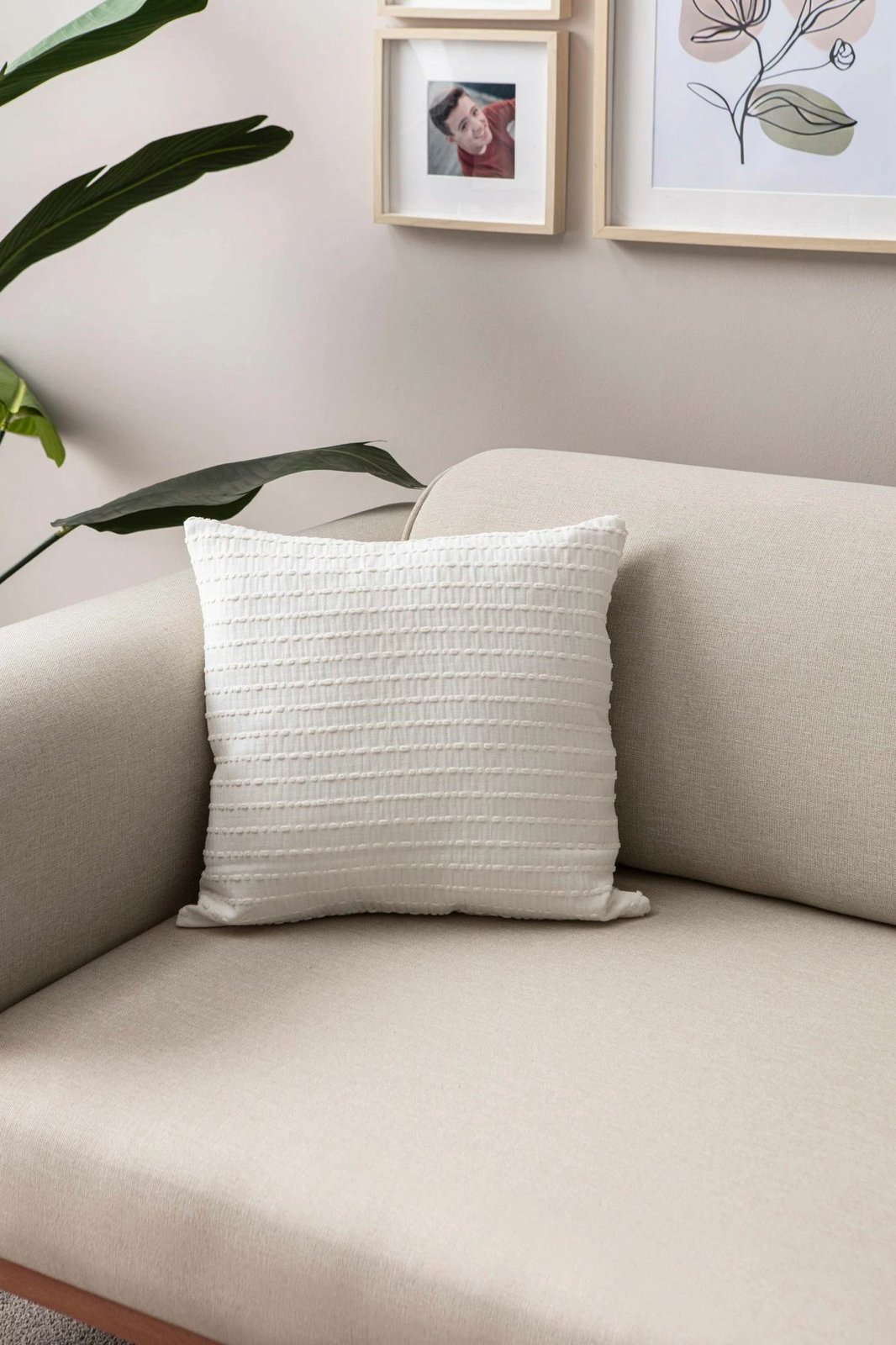 Set mbulesash jastëku (2 copë), e bardhë, Evila Originals, 43x43cm