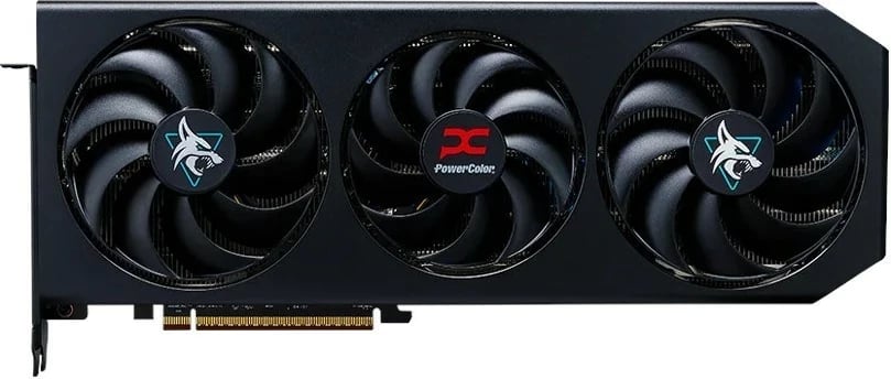 Kartelë grafike PowerColor Hellhound RX9070XT 16G-L/OC, 16 GB, E zezë
