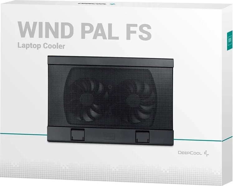 Mauspad për ftohje të laptopit DeepCool Wind Pal FS, 1200 RPM, ngjyrë e zezë