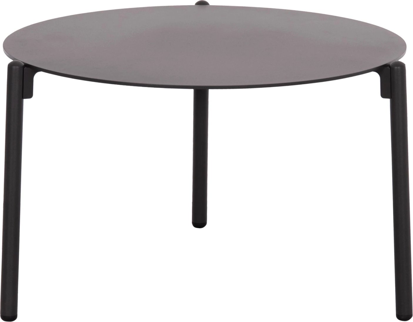 Tavolinë anësore alumini, ngjyrë qymyr, ALBERTA CD6357.02, 62.5x62.5x38 cm