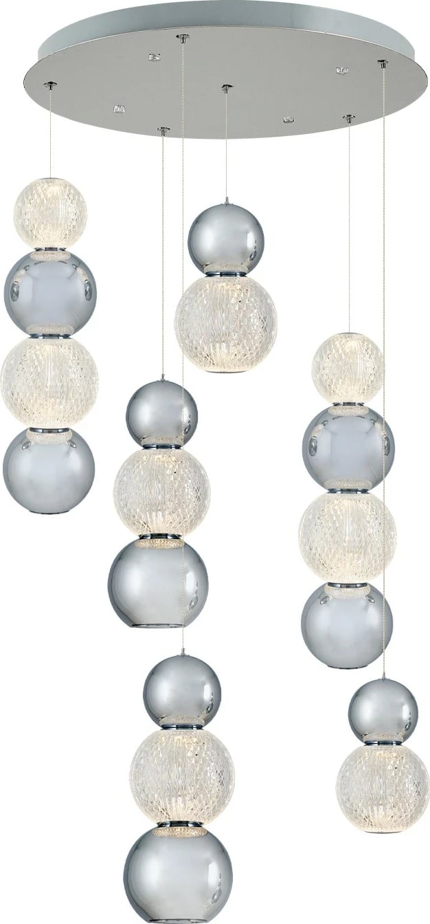 Llambë tavani Opviq, L1393, krom