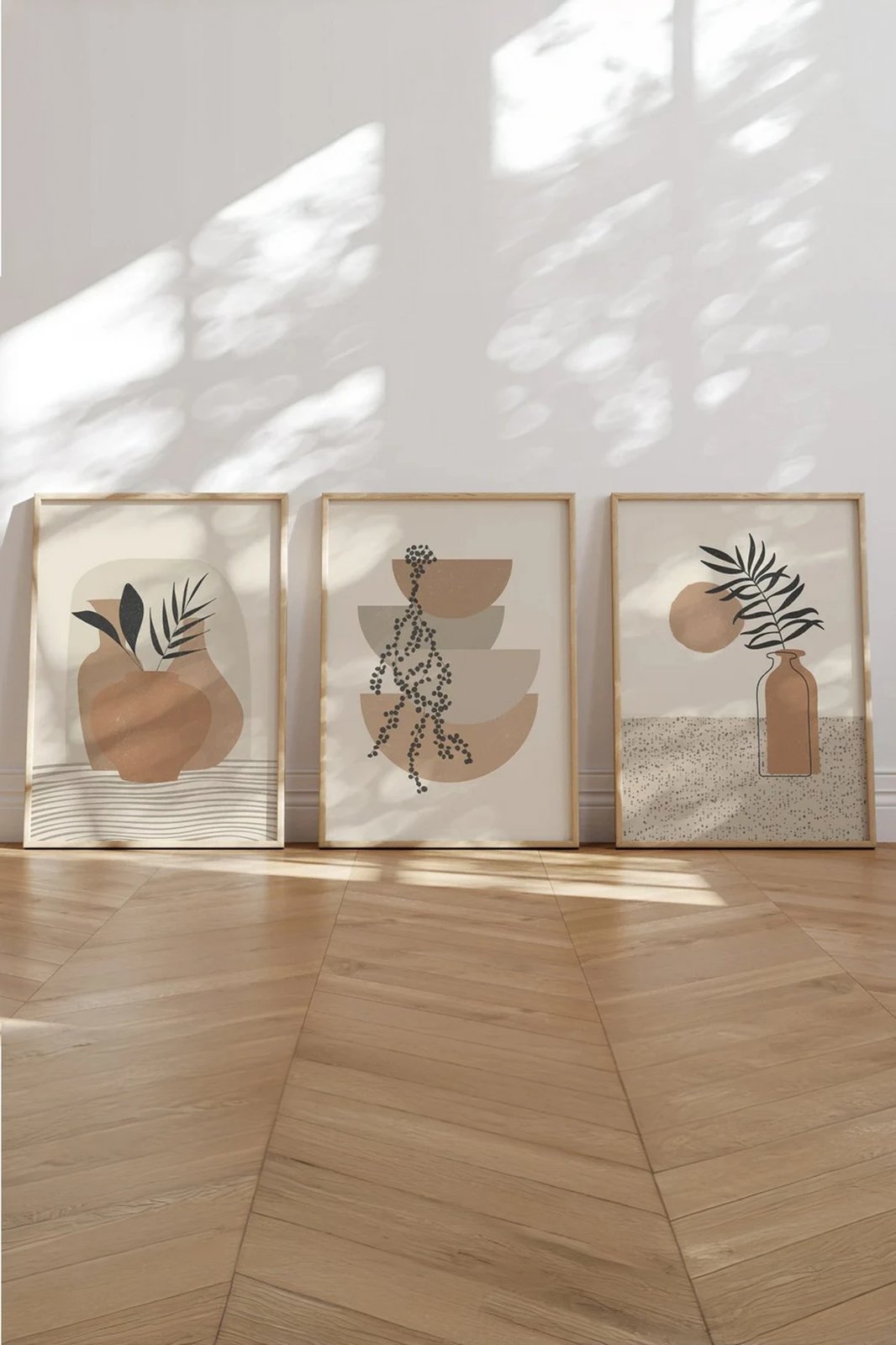 Pikturë dekorative me kornizë (3 copë), Wallity, 3Dartsohoset21