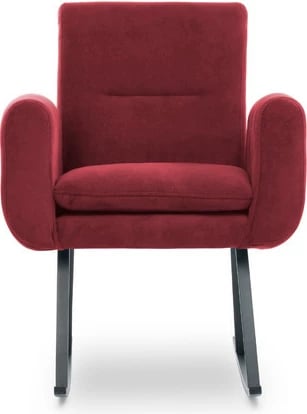 Karrige lëkundëse Atelier del Sofa, Kono, ngjyrë bordo