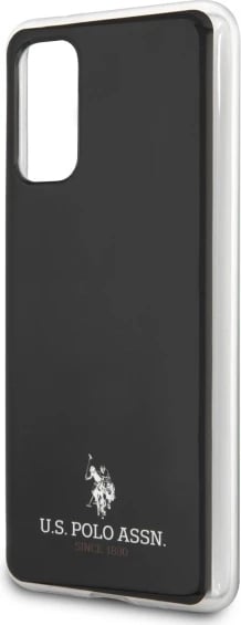 Mbështjellës U.S. Polo Assn. USHCS67TPUBK për Samsung Galaxy S20+, Shiny, i zi