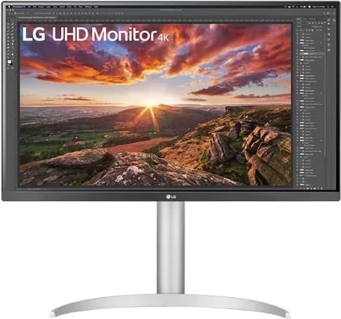 Monitor LG 27UP85NP-W, 27', IPS, 4K, bardhë