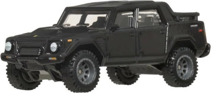 Maket makine 1:64, Hot Wheels Fast & Furious, Lamborghini LM002 HNW46/JBL86, metal me goma Real Riders, e zezë