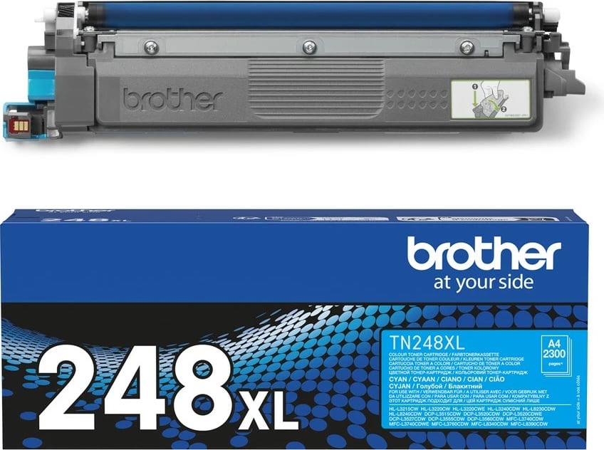 Toner Brother TN-248XLC, 2300 faqe, Cyan, 1 copë