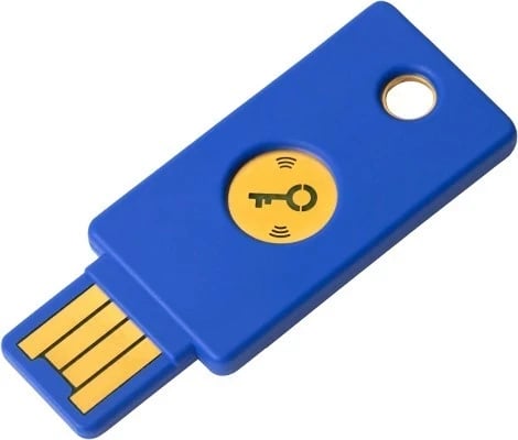 Çelësi sigurise NFC by Yubico, i kaltër