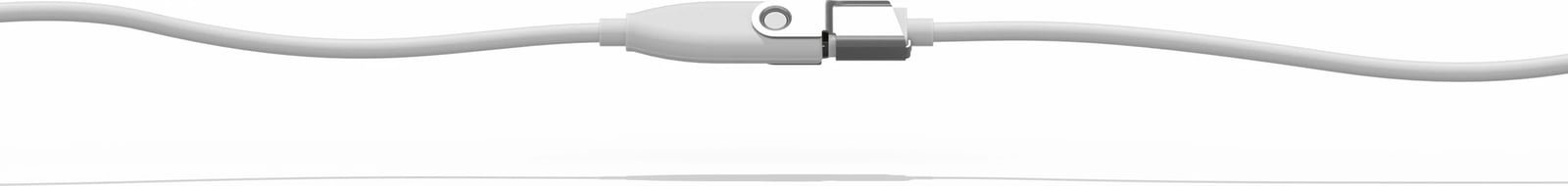 Kabllo zgjatuese për mikrofon Logitech Rally Mic Pod, 10 m, e bardhë