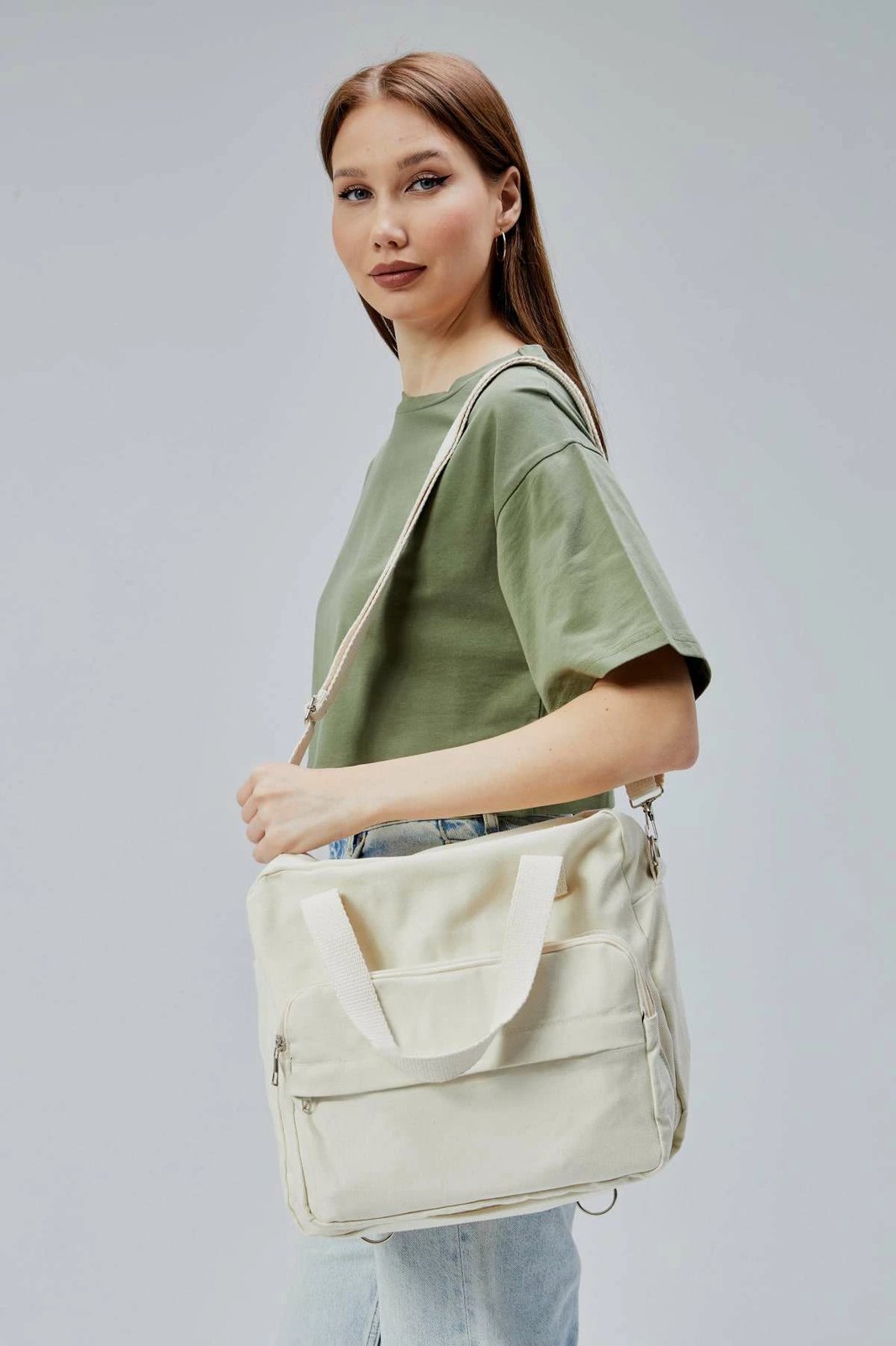 Tote bag krem Zoozie Bags, 2387