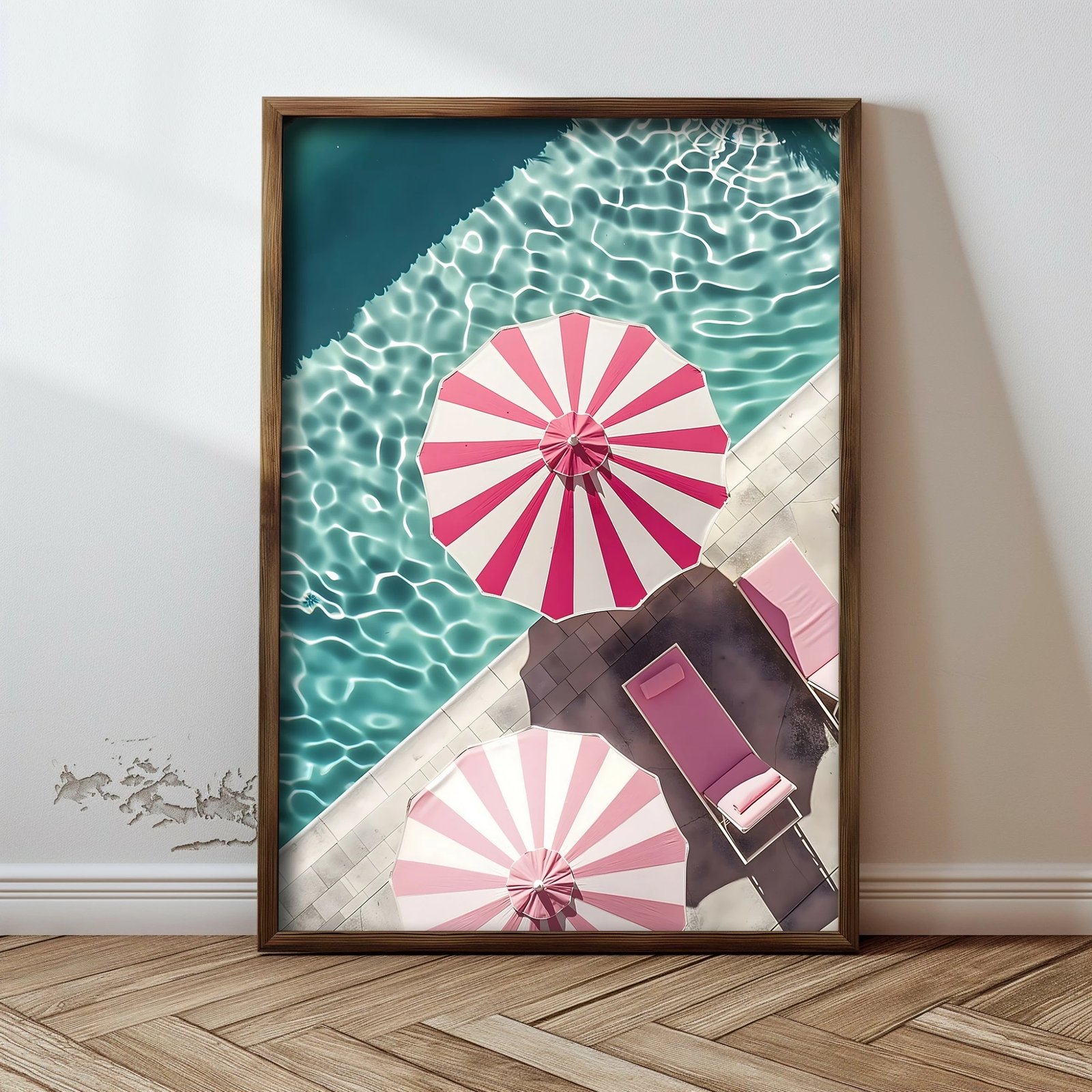 Pikturë dekorative me kornizë MDF, Wallity, GE100-L, shumëngjyrëshe, 35x47x3.5cm