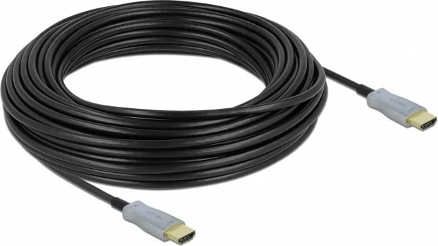 Kabllo HDMI optik DeLOCK 20m, 4K 60Hz, e zezë
