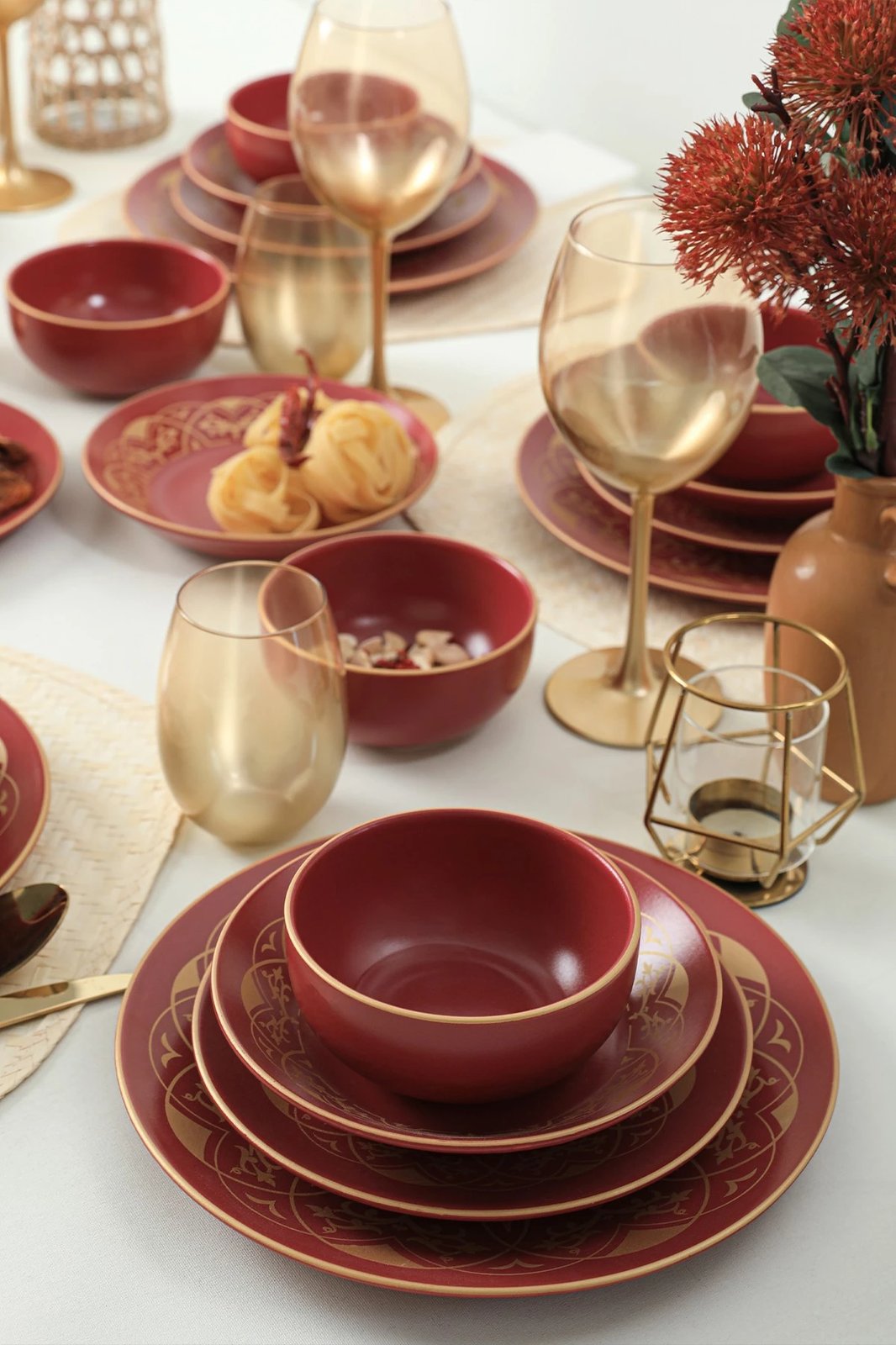 Set enësh për drekë, qeramikë, 24 copë, Hermia Concept, X0001415400000000000000000