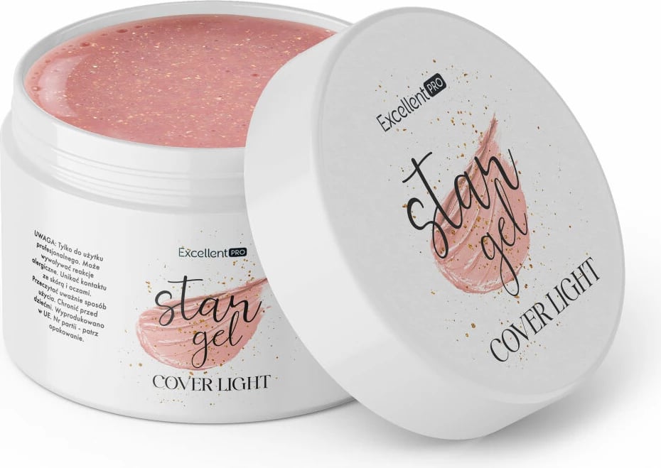 Xhel ndërtues për thonj për femra Excellent PRO Star Gel Building Gel Cover Light, 50g