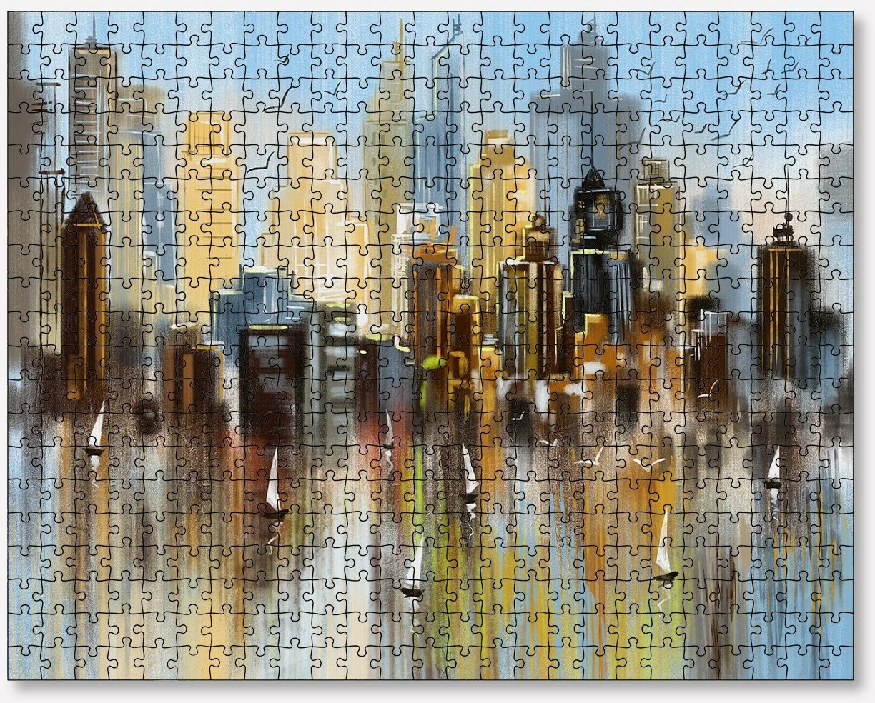 Puzzle 500 copë, Evila Originals, shumëngjyrësh, PZL_0126_500