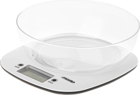 Peshore kuzhine, Mesko, MS 3179, kapacitet 5 kg, saktësi 1 g, me tas 1.4 L, e bardhë