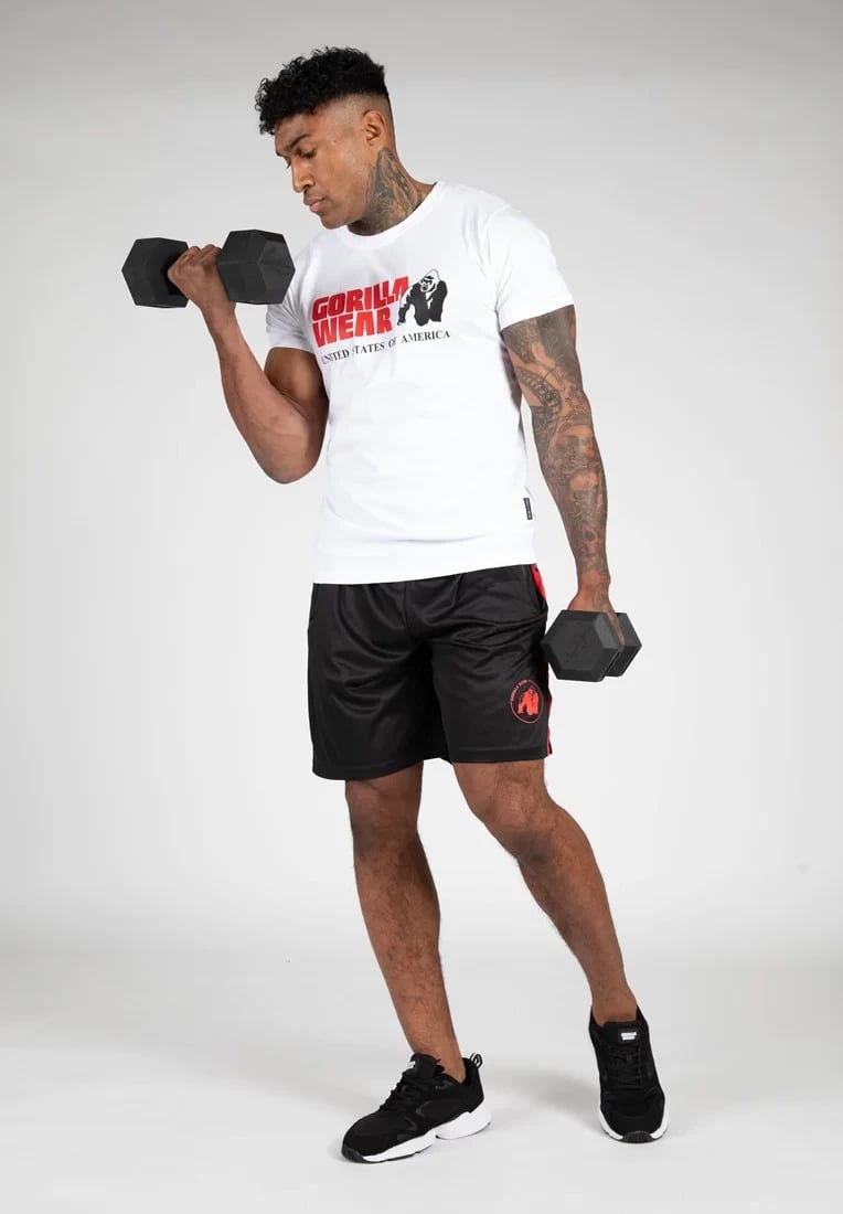 Atlanta Shorts - Black/Red 