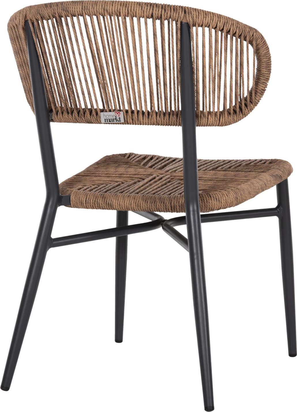 Karrige EULO FH6049.03 alumini në ngjyrë antracit-sintetik rattan në gri 49x60x78Hcm