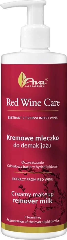 Qumësht pastrues për femra Ava Laboratorium Red Wine Care, 200ml