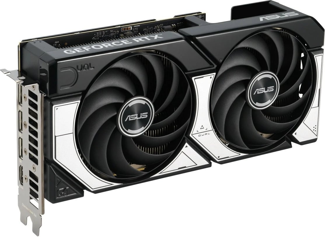 Kartelë grafike Asus GeForce RTX 5070 DUAL, 12GB GDDR7, 192-bit, PCI-E 5.0, Dy ventilatorë, E zezë